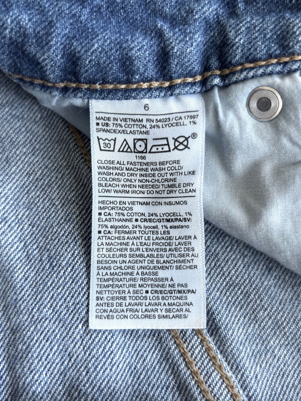 Old Navy Extra-High Waisted Braided Wide-Leg Jeans Medium Wash NWOT - Picture 11 of 12